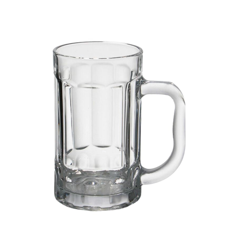 Caneca De Vidro Copo Chopp Cerveja 360ml Bar Restaurante Padaria