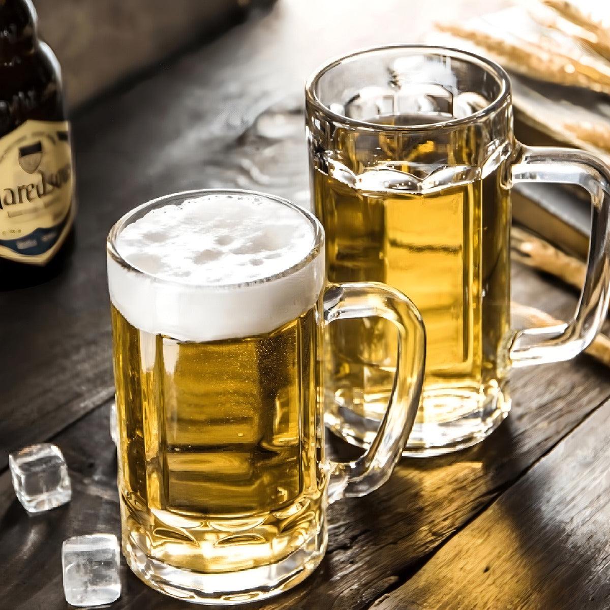 Caneca De Vidro Copo Chopp Cerveja 360ml Bar Restaurante Padaria