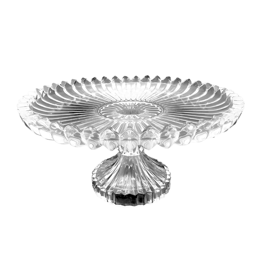 Centro Mesa Fruteira Saladeira Decorativo Redondo 30cm Vidro