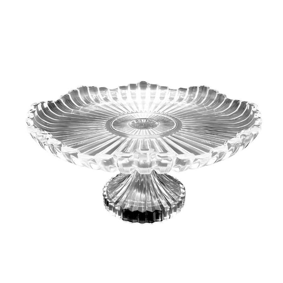 Centro Mesa Fruteira Saladeira Decorativo Redondo 30cm Vidro