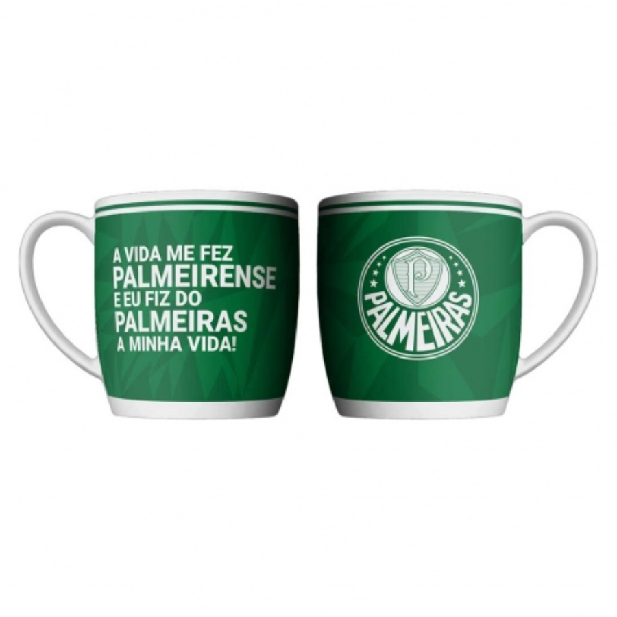 Caneca Porcelana 360ml Times Palmeiras - 441138