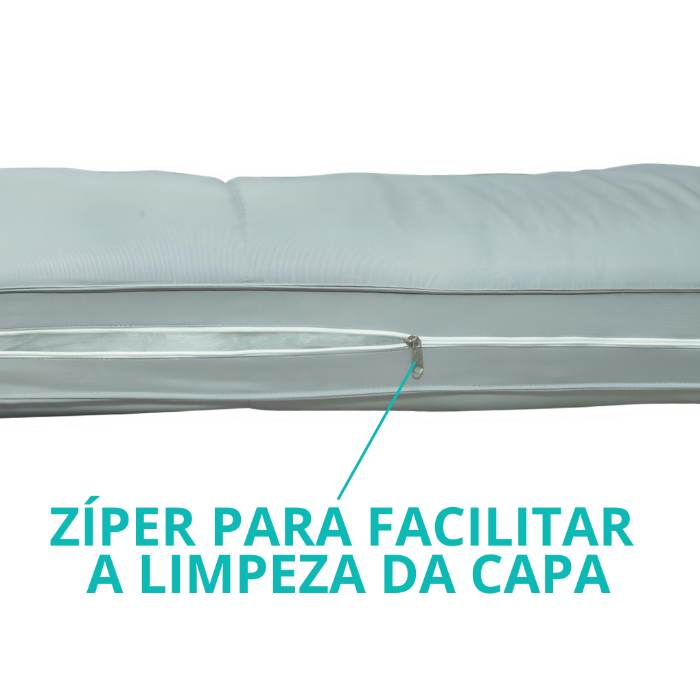 Pillow Top de Sofá Retrátil e Reclinável Almofada Fibras Macias Marrom 190x90cm