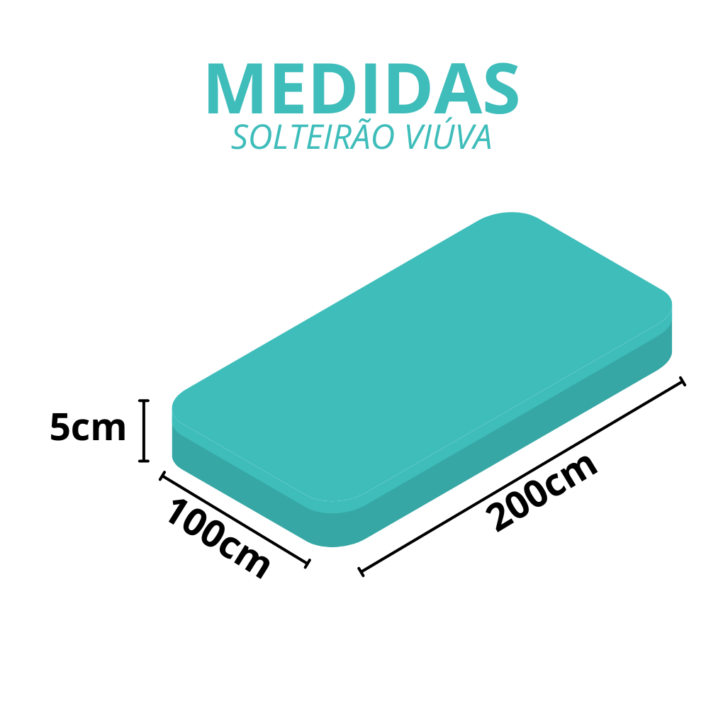 Pillow Top Espuma Soft Click House Solteirao Viuva 96x203 - 88872/10