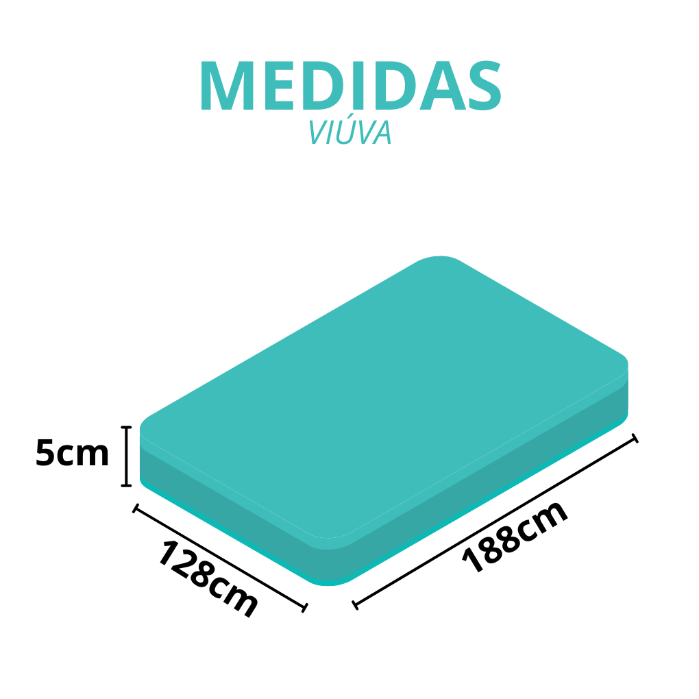 Pillow Top Espuma Soft Click House Casal Viuva128X188 - 88873/10