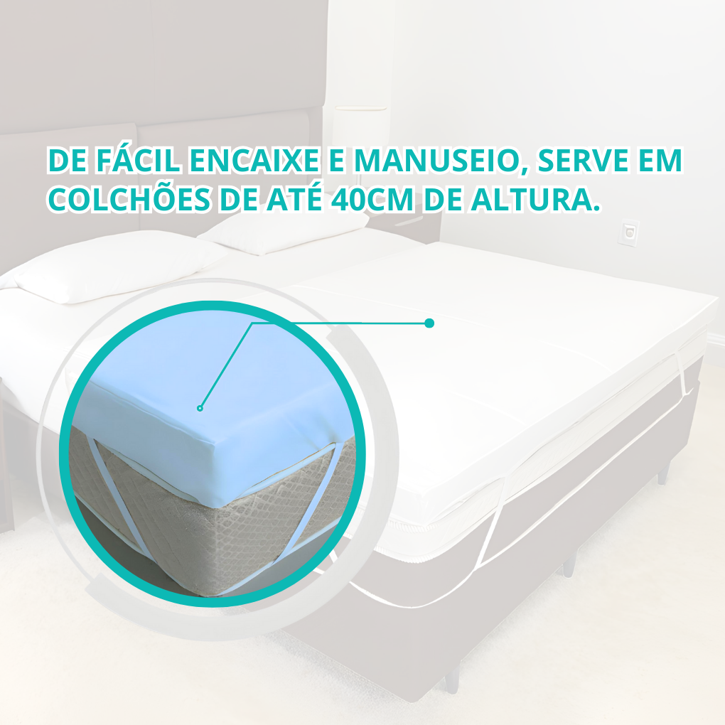 Pillow Top Espuma Soft Click House Casal Viuva128X188 - 88873/10