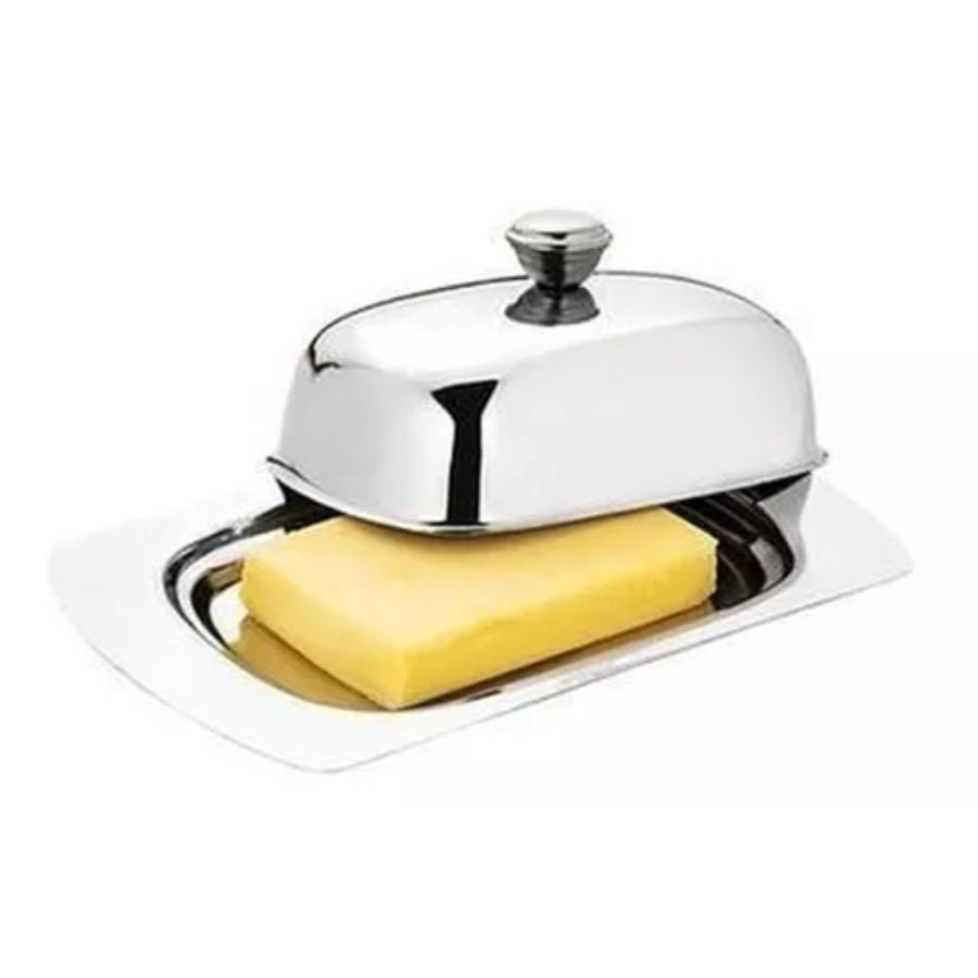 Manteigueira De Inox Com Tampa - WX4420