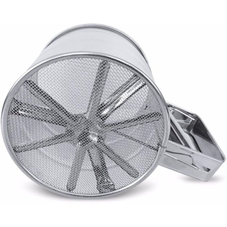 Polvilhador Peneira Farinha Inox Gatilho 10cmx5cm - 5648