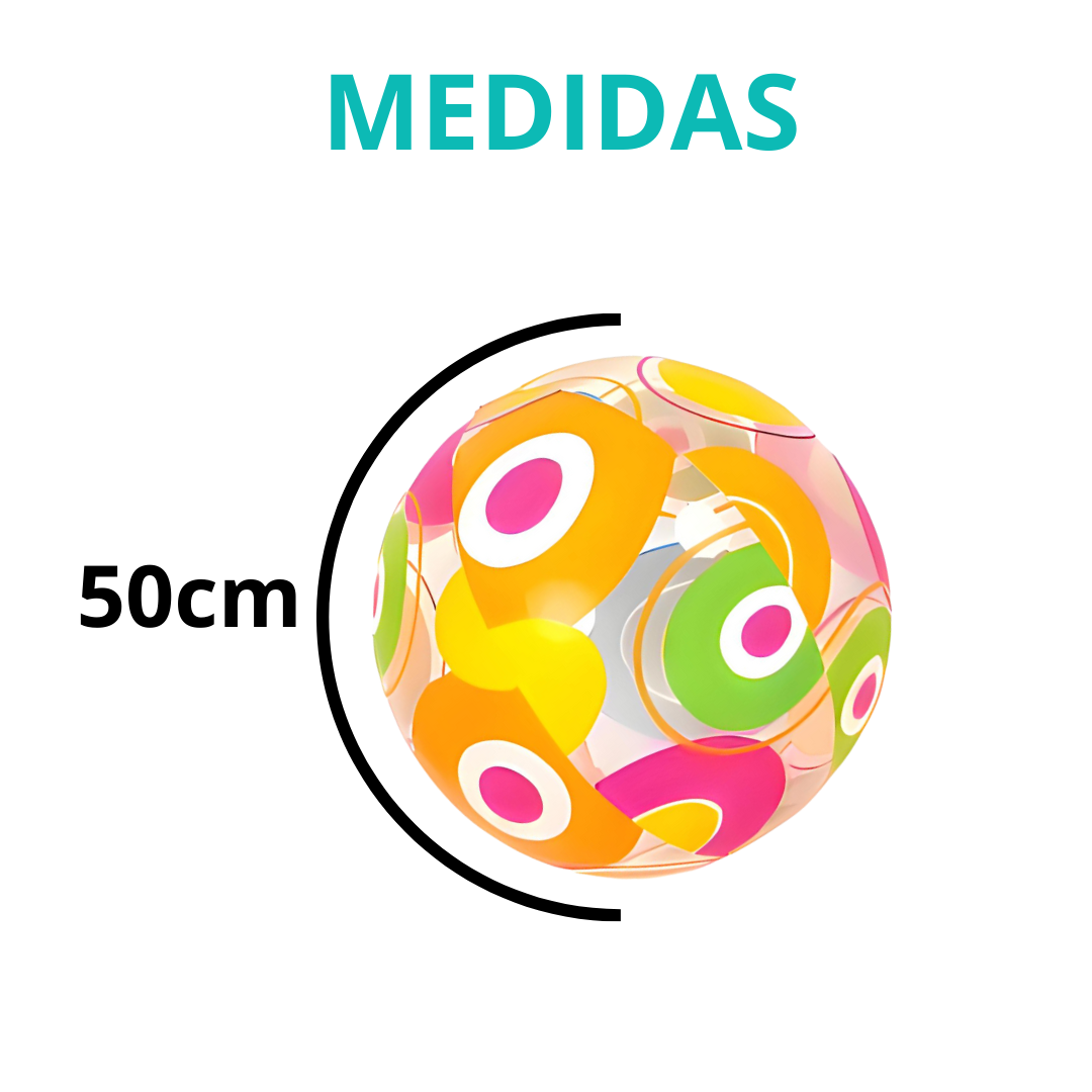 Bola De Praia Piscina Inflável Gigante Estampada Criança 50cm