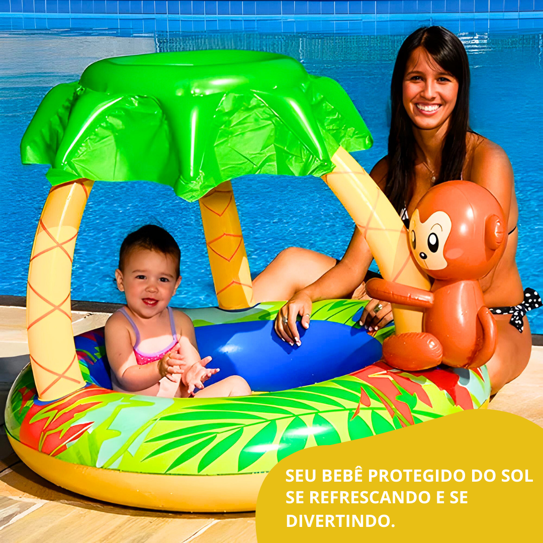 Piscina Inflavel Infantil Macaquinho102X80cm 53L - WS17044