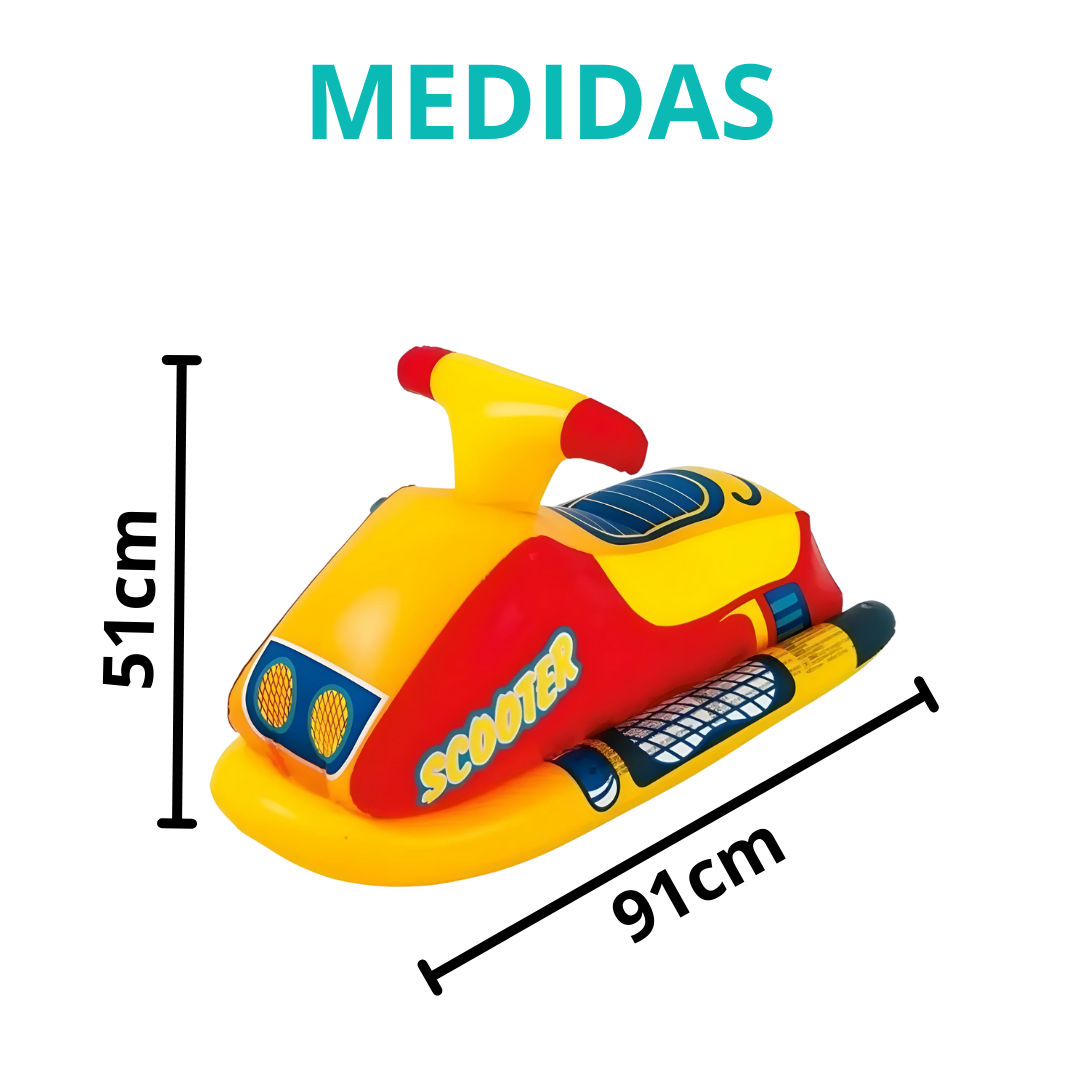 Boia Jet Ski 91cm X 51cm Amarelo - WS06005