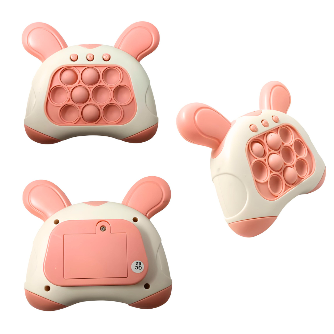 Pop-it Brinquedo Eletrônico Anti Stress Som Luz Coelhinho