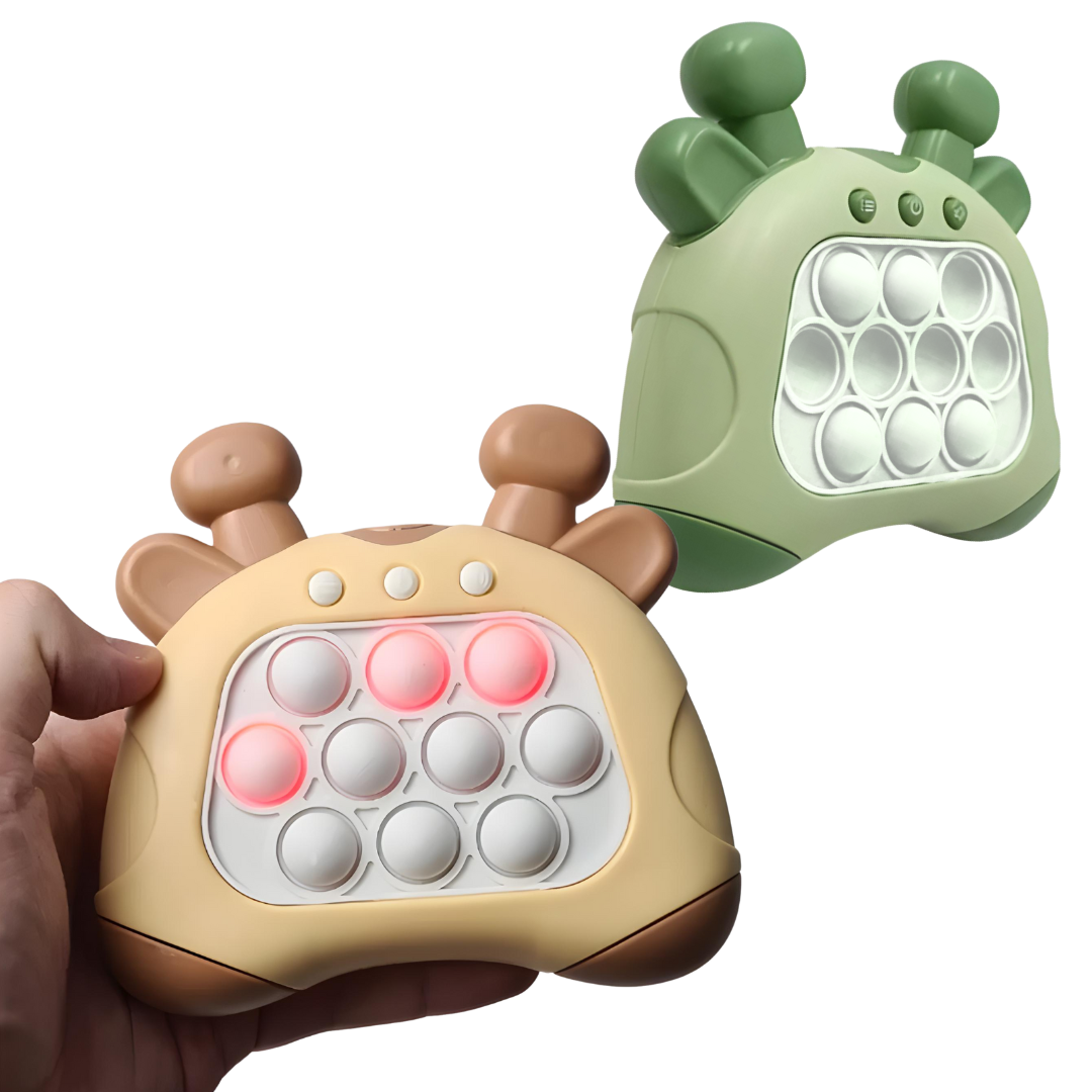 Pop-it Brinquedo Eletrônico Anti Stress com Som e Luz Girafa
