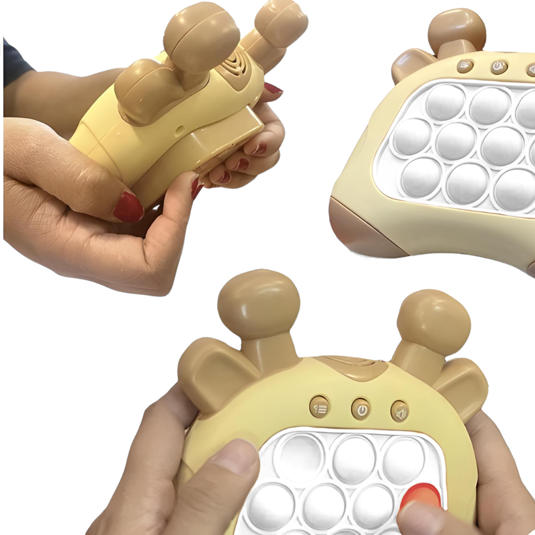 Pop-it Brinquedo Eletrônico Anti Stress com Som e Luz Girafa