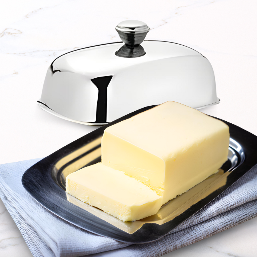 Manteigueira De Inox Com Tampa - WX4420