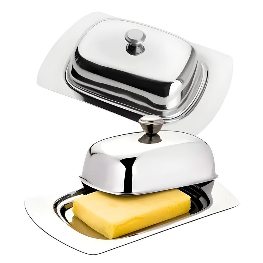 Manteigueira De Inox Com Tampa - WX4420