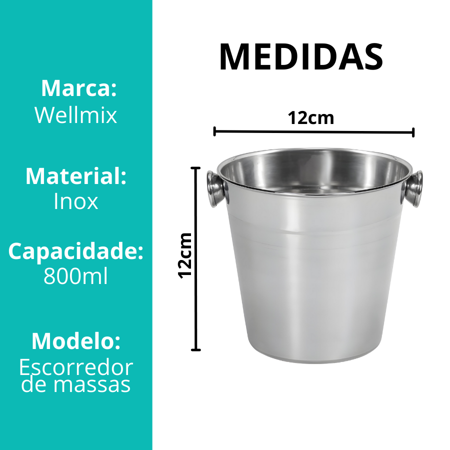 Balde De Gelo Inox 800ml - 5315