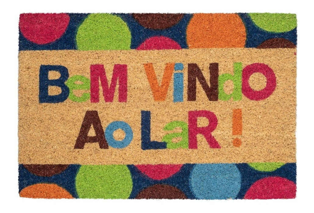 Tapete De Casa Capacho 40x60cm Design Fibra De Côco