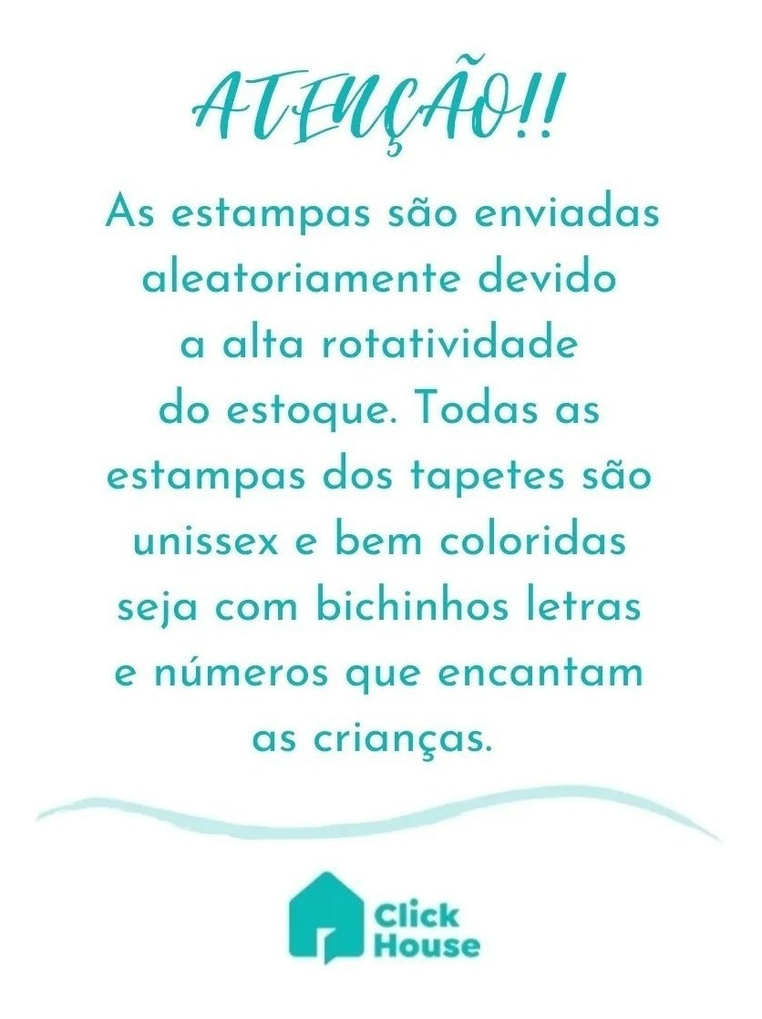 Tapete De Atividades Tatame Infantil Com Sacola Para Guardar