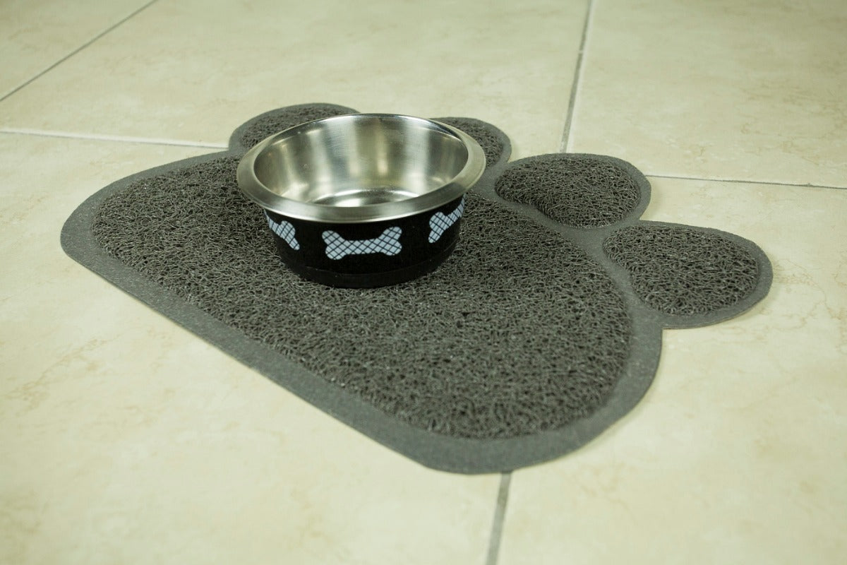Tapete Pet Pata Em Pvc Para Cães E Gatos
