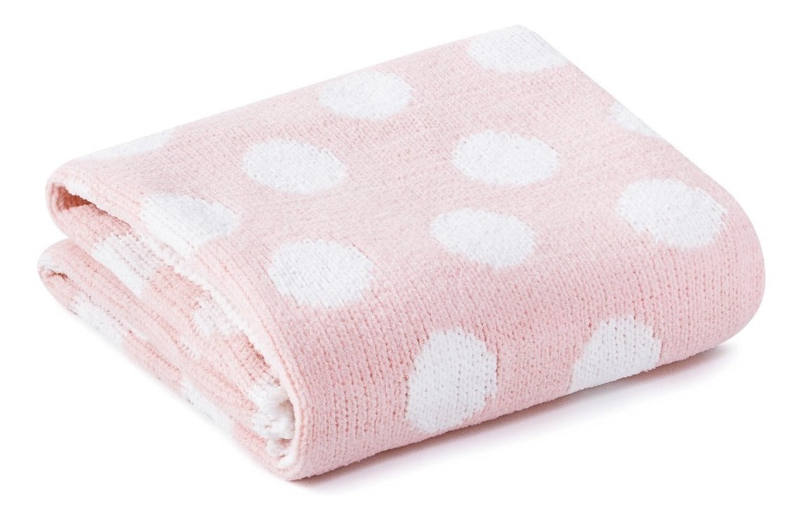 Manta Tricô Baby Hipoalérgica Para Bebe Menino E Menina