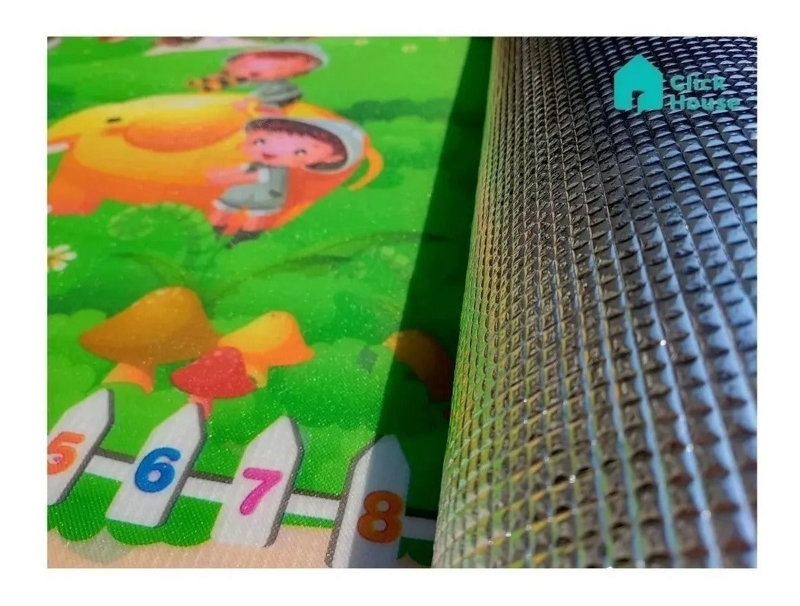 Tapete De Atividades Tatame Infantil Com Sacola 120x180cm