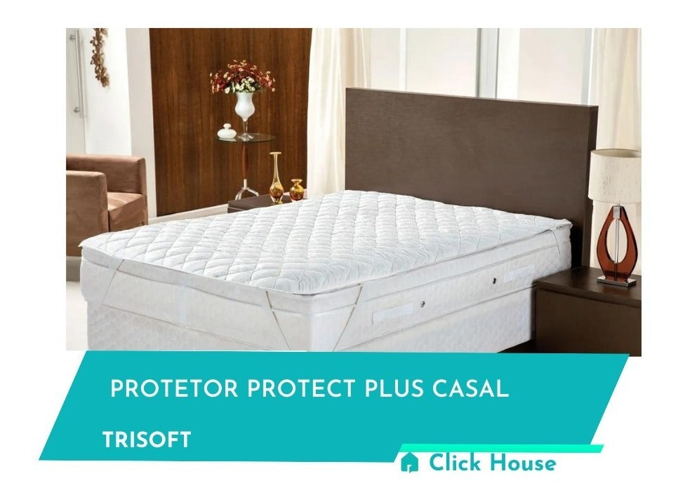 Protetor De Colchão Protect Plus Casal Branco / Liso
