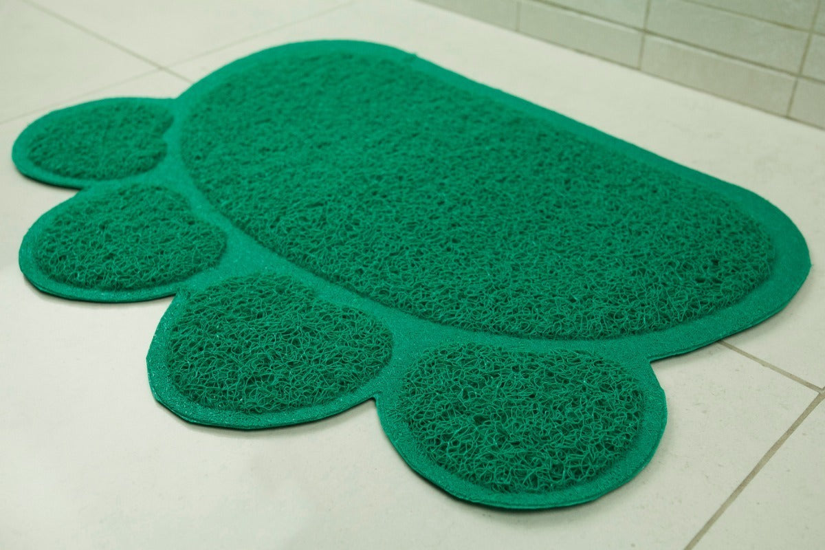 Tapete Pet Pata Em Pvc Para Cães E Gatos
