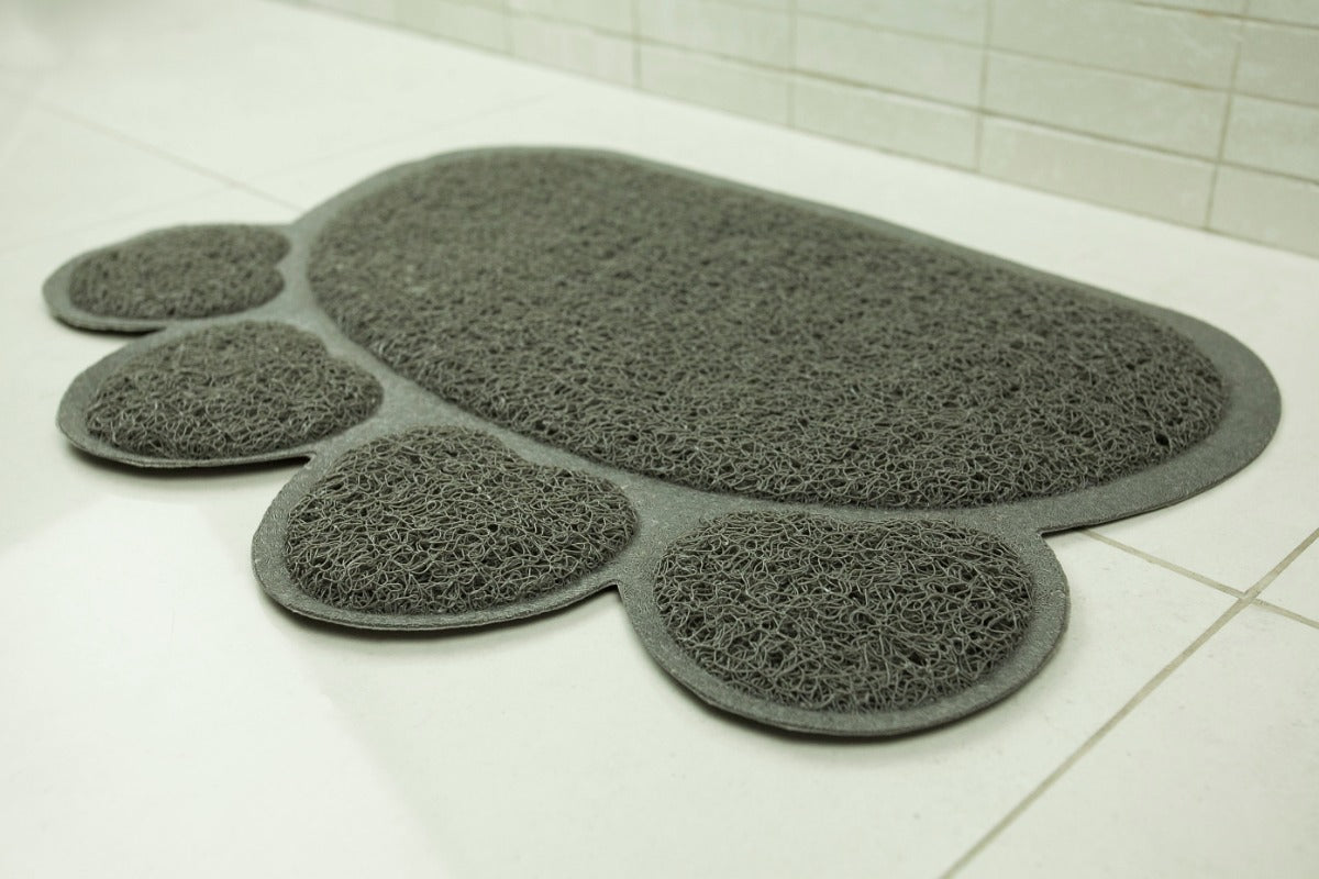 Tapete Pet Pata Em Pvc Para Cães E Gatos