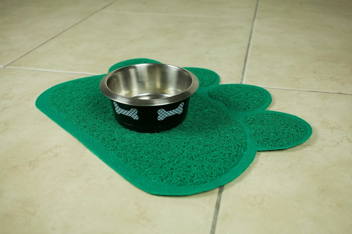 Tapete Pet Pata Em Pvc Para Cães E Gatos