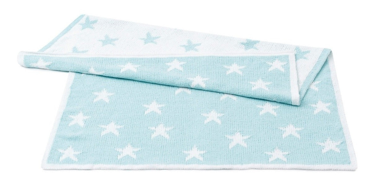 Manta Tricô Baby Hipoalérgica Para Bebe Menino E Menina