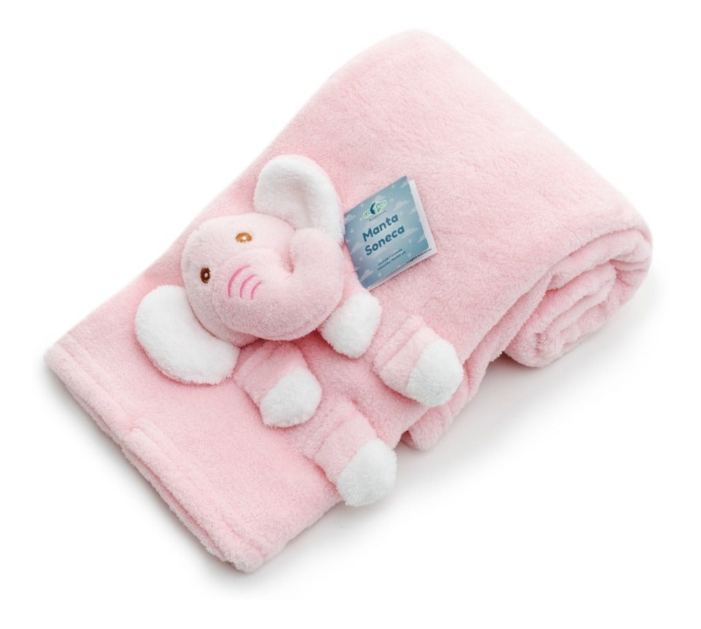 Manta Soft Loani Para Bebê Anti Alérgico Soneca