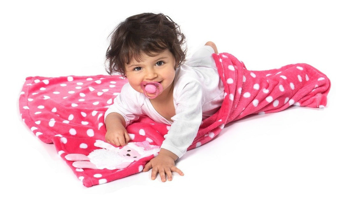 Manta Soft Anti-alérgico Bichinhos Bebê Infantil Cobertor
