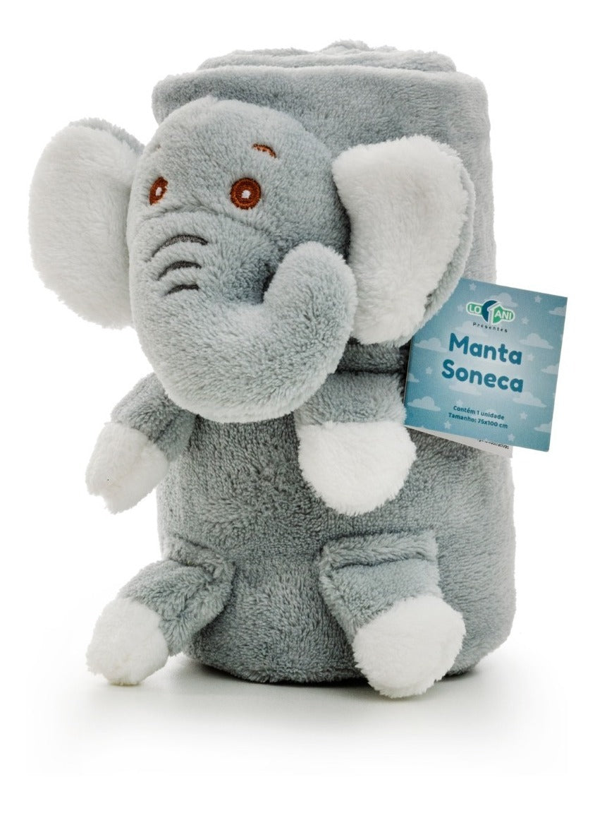 Manta Soft Loani Para Bebê Anti Alérgico Soneca