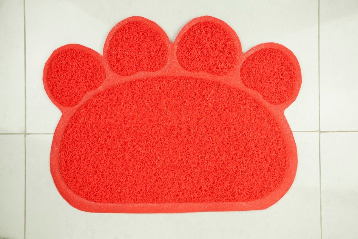 Tapete Pet Pata Em Pvc Para Cães E Gatos