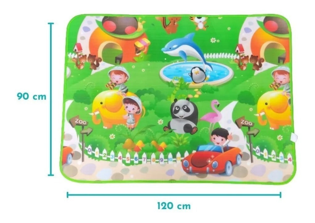 Tapete De Atividades Tatame Infantil Com Sacola Para Guardar