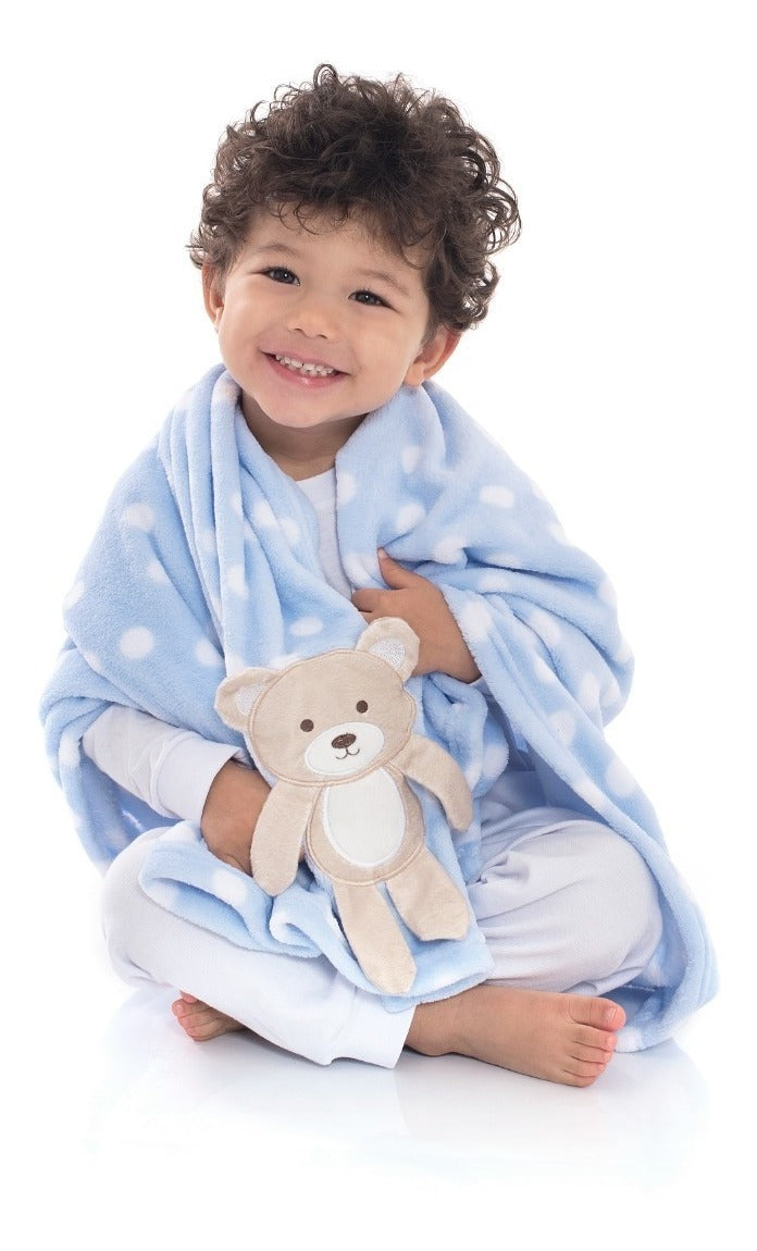 Manta Soft Anti-alérgico Bichinhos Bebê Infantil Cobertor