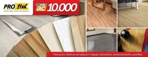 Cola Piso Vinilico E Emborrachado Ac 10.000 - Pote 1 Kg