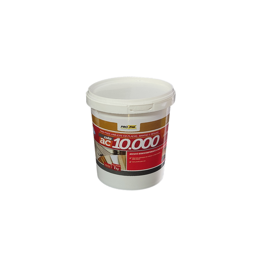 Cola Piso Vinilico E Emborrachado Ac 10.000 - Pote 1 Kg
