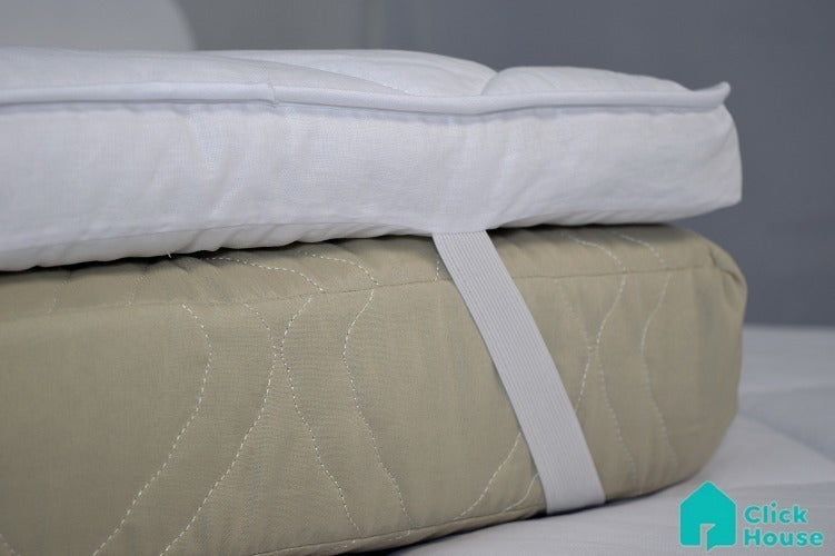 Protetor Colchão Pillow Top 100% Algodão King Click House