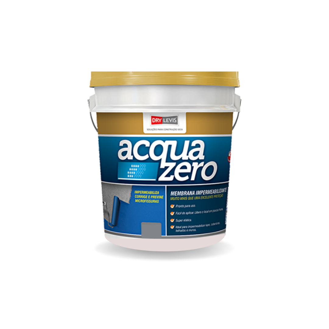 Acqua Zero Manta Elástica Impermeabilizante 20 Kg Branco