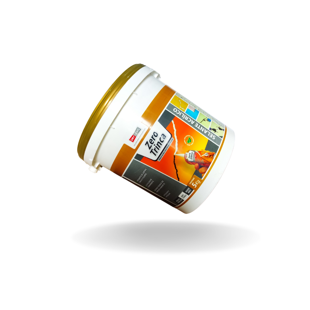 Selante Acrílico Para Trincas Fissuras Zero Trinca Pote 5kg