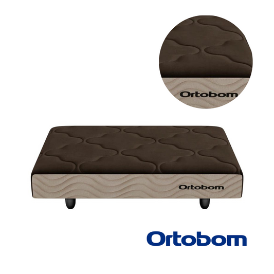 Cama Box Pet Cão E Gato Porte Medio 80x60x13cm Ortobom