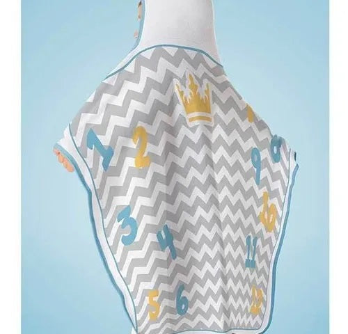 Toalha De Banho Estampado Mesversário Com Capuz Para Bebe
