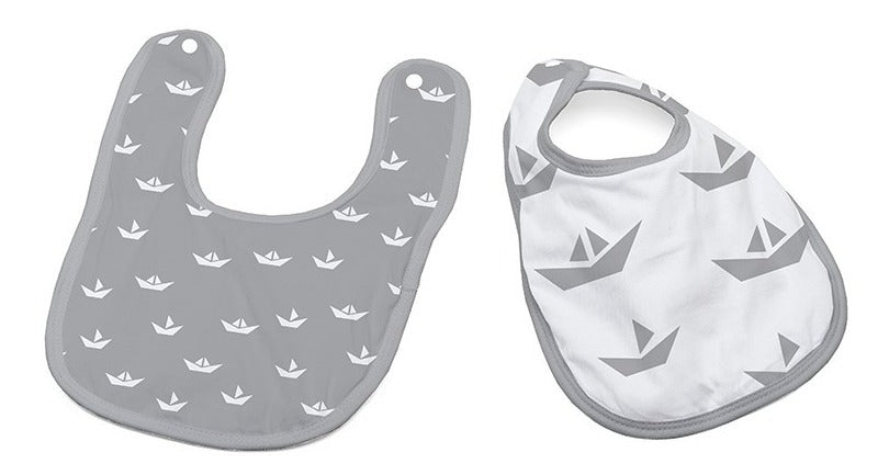 Babador De Bebe Impermeável Malha Kinder 22x32cm