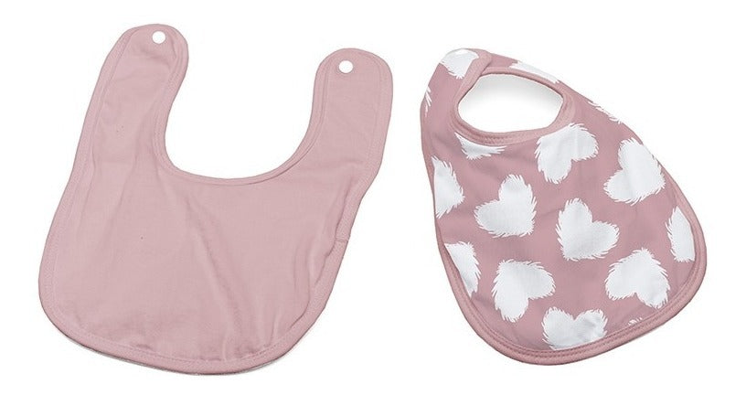 Babador De Bebe Impermeável Malha Kinder 22x32cm