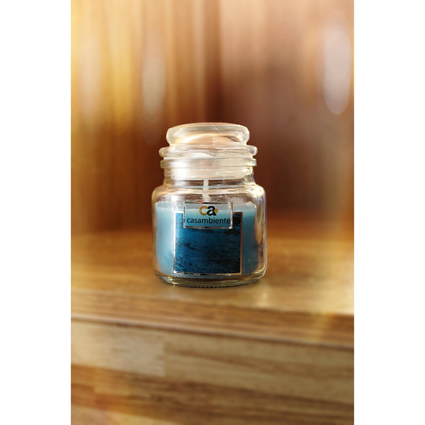 Vela Aromática Perfumada Castiçal Vidro Decorativa - 75g