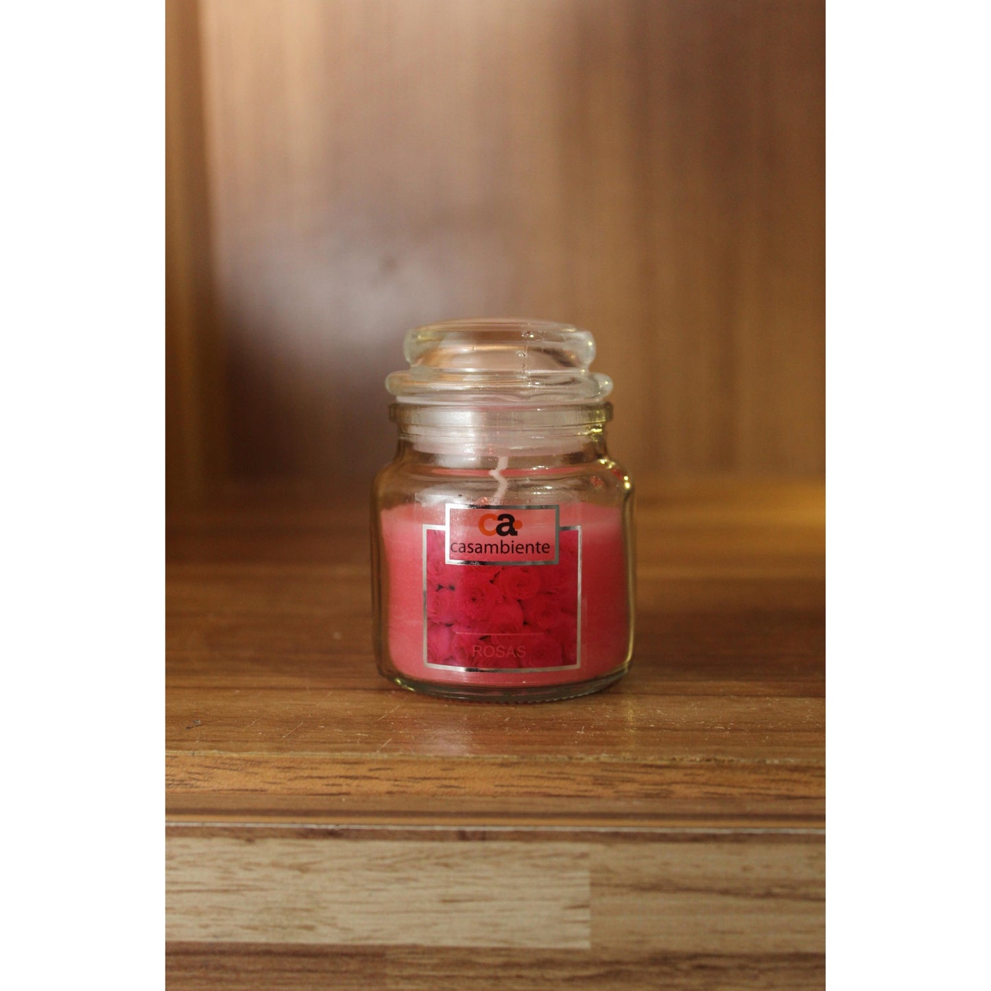 Vela Aromática Perfumada Castiçal Vidro Decorativa - 75g