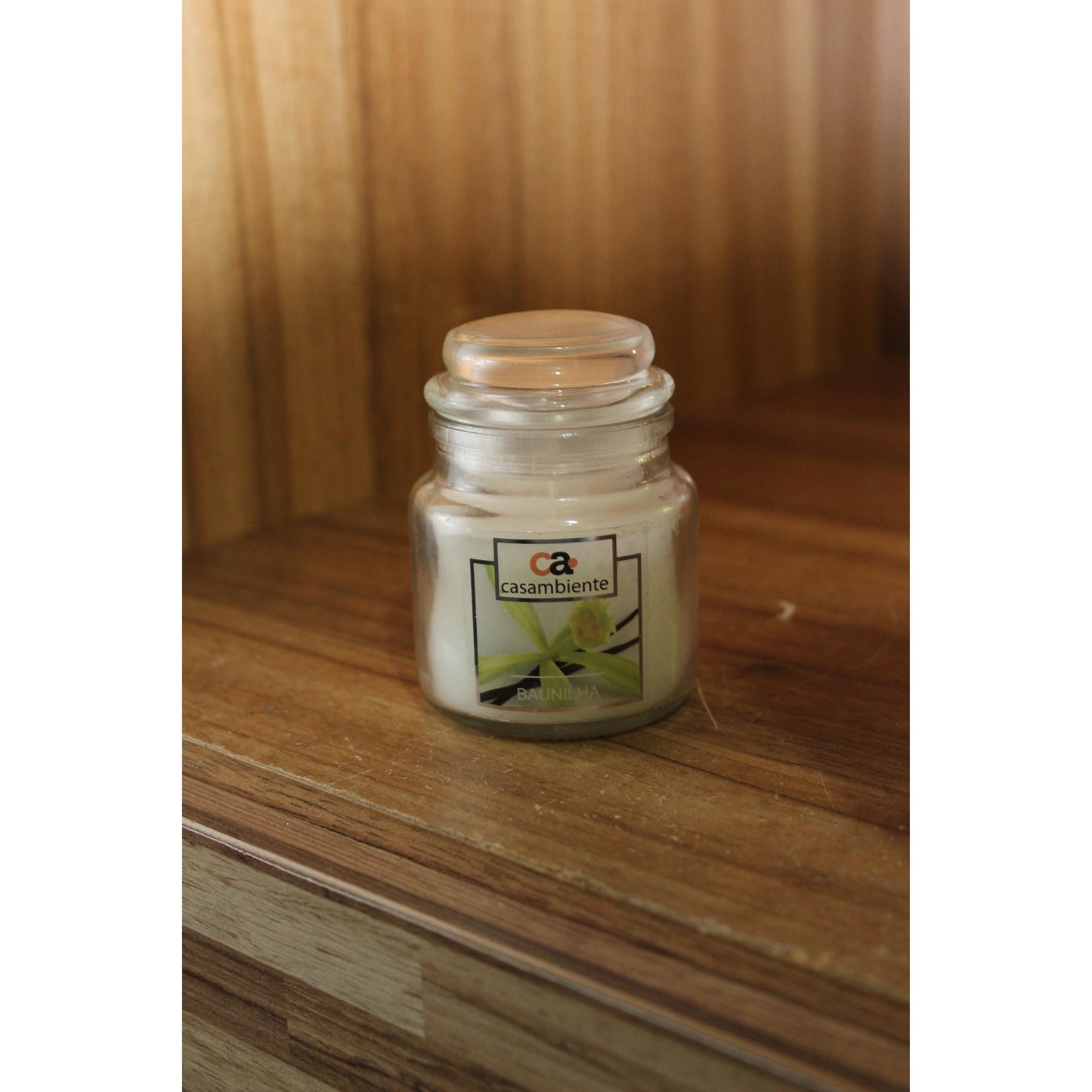 Vela Aromática Perfumada Castiçal Vidro Decorativa - 75g