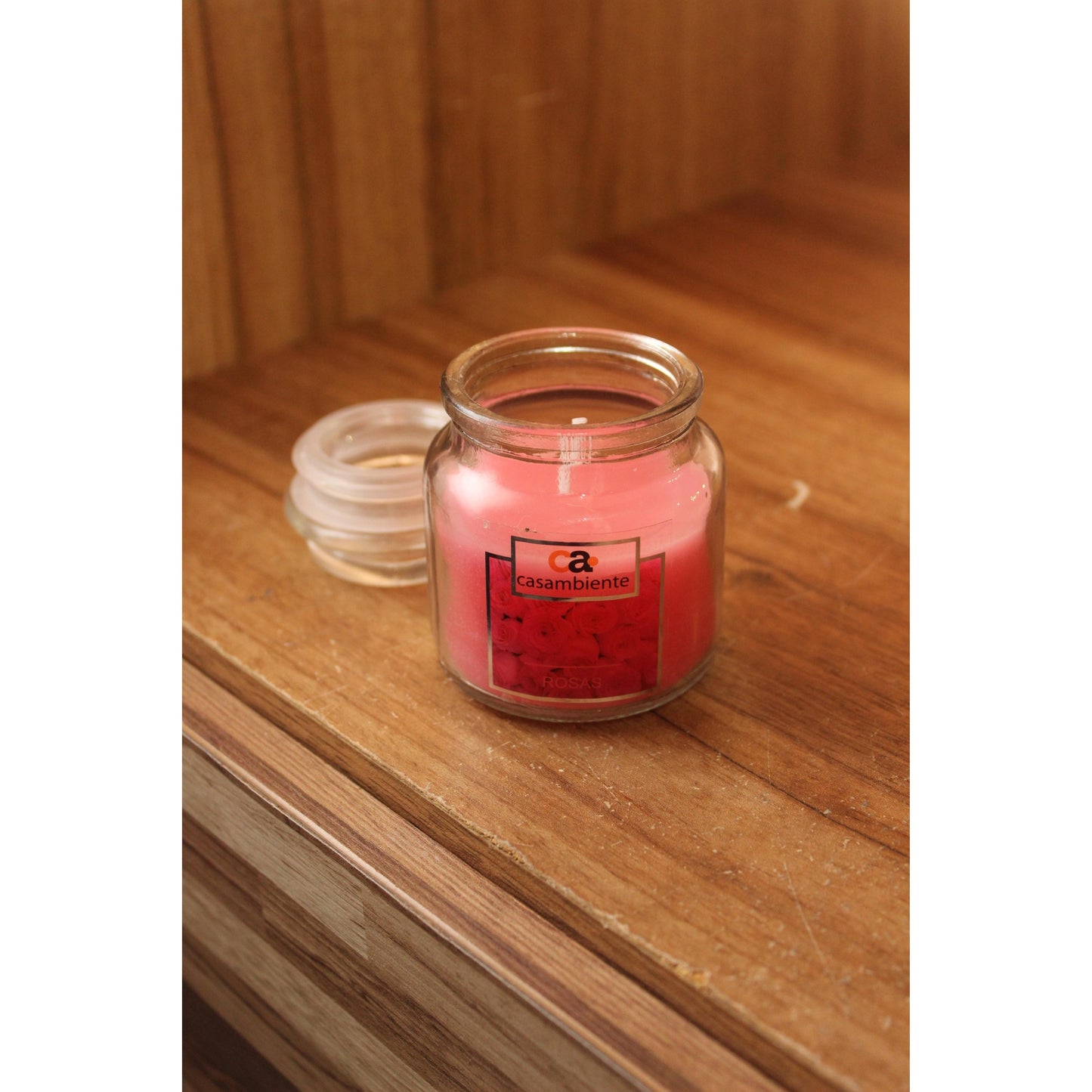 Vela Aromática Perfumada Castiçal Vidro Decorativa - 75g