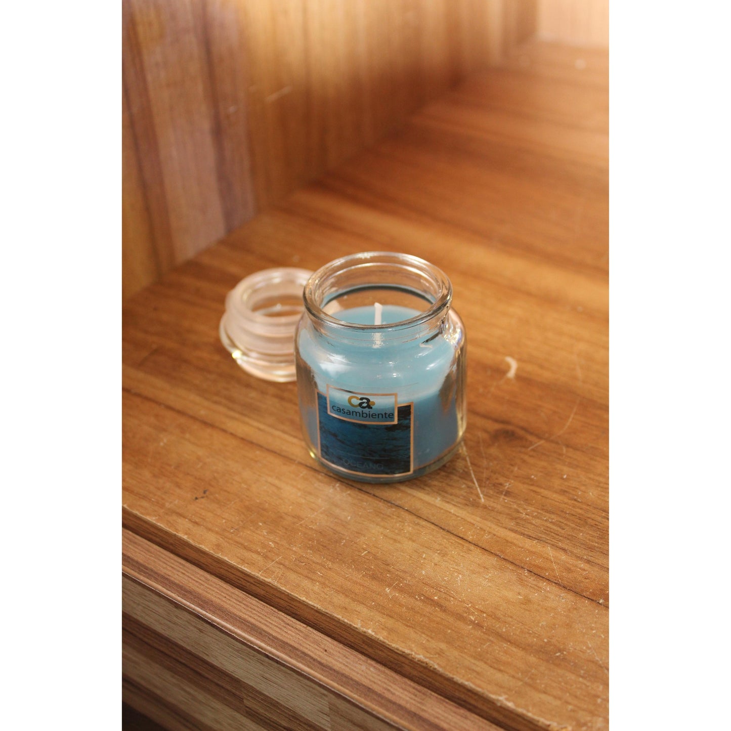 Vela Aromática Perfumada Castiçal Vidro Decorativa - 75g